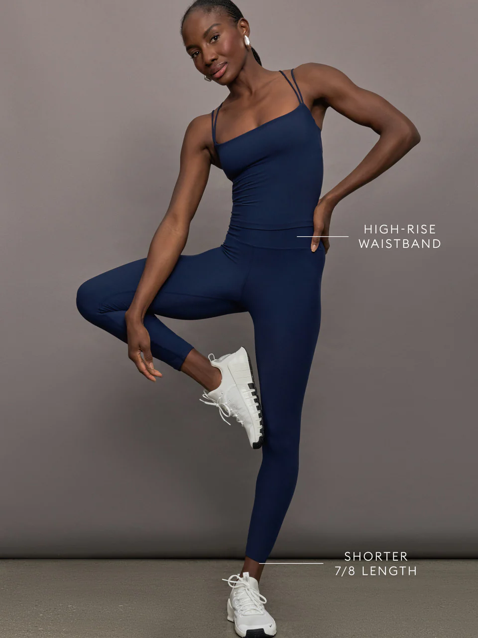High Rise Legging in Melt - Navy Blazer - Image 3