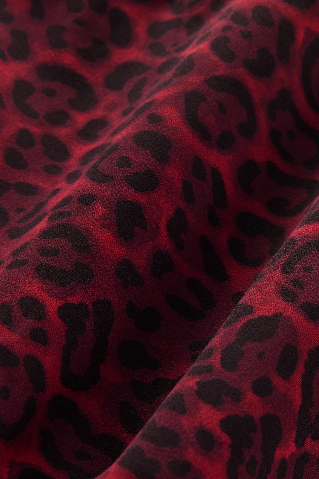 Square Neck Bra Top in Melt - Red Leopard - Image 6