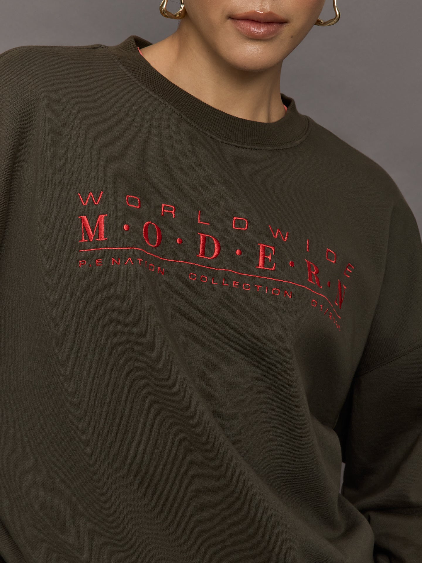 Worldwide Sweat - Tarmac Brown - Image 5